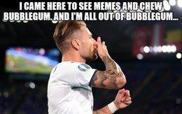 Chew bubblegum memes