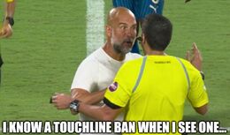 Touchline ban memes