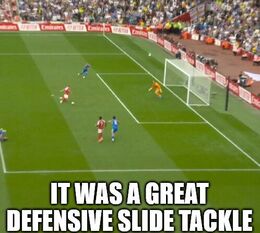 Slide tackle memes