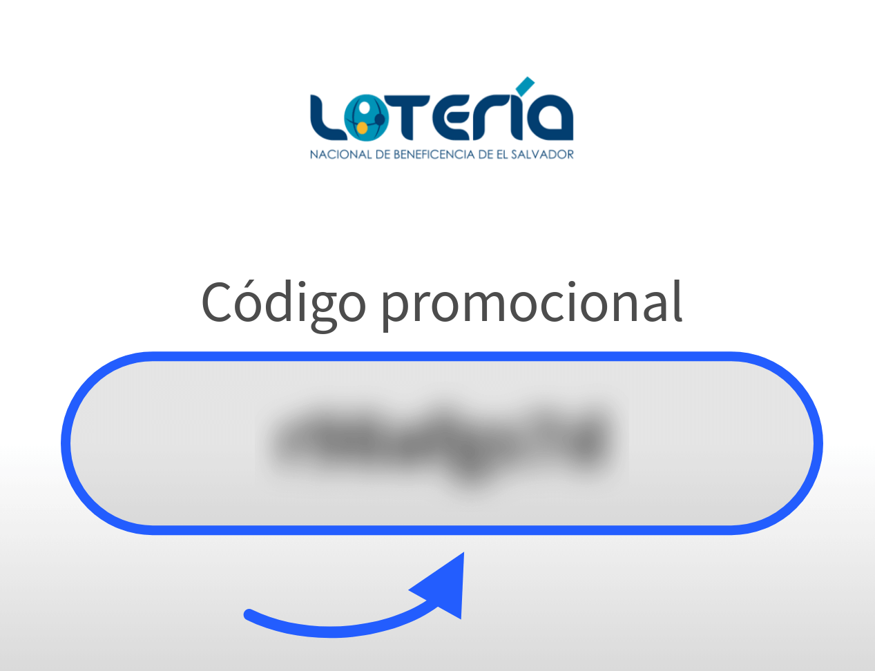 Lotería Nacional de El Salvador Código Promocional