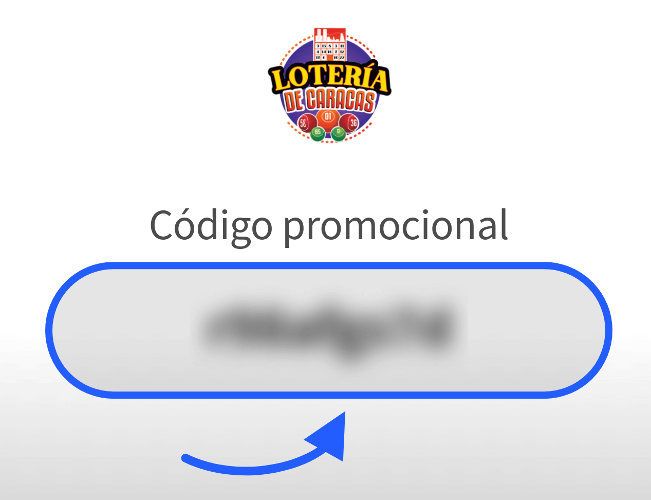 Lotería de Caracas Código Promocional