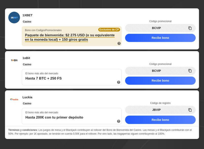 Mejores Casinos con Retiro Inmediato