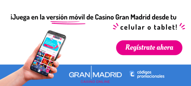 Casino Gran Madrid online España código bonus