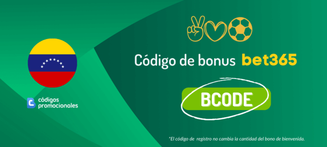 bet365 Venezuela código promocional casino y apuestas bonus