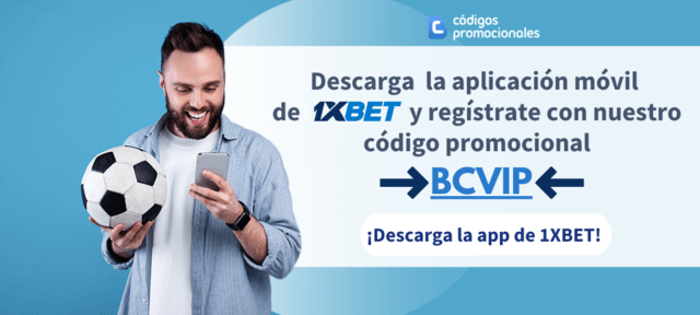 aplicación móvil 1XBET Ecuador código