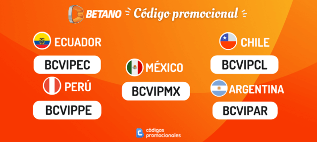 Betano Ecuador Peru Chile Argentina Mexico codigos de registro bonus