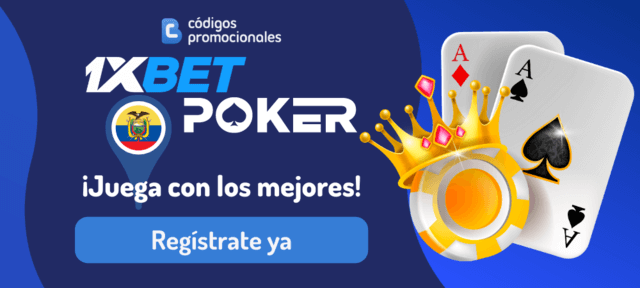 poker 1XBET Ecuador online