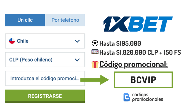 1xbet codigo del bonus para regalos