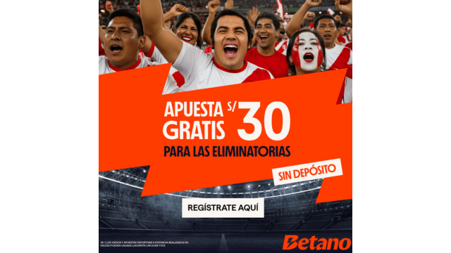 Betano Perú bono sin depósito gratis para apuestas deportivas nuevos clientes