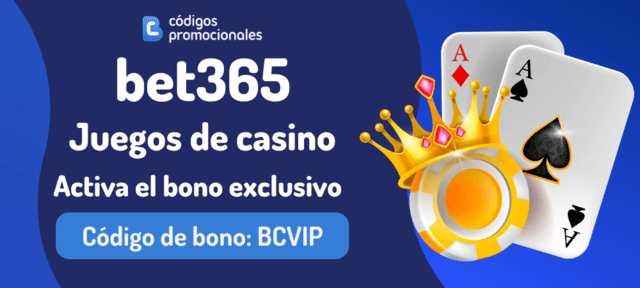 código del bono bet365 2025 en casino