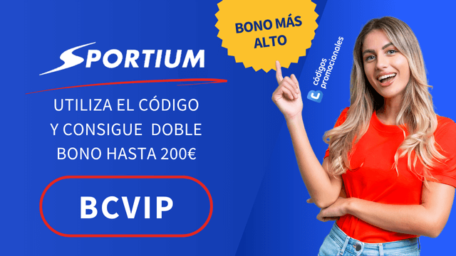 Sportium código promocional 2026