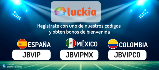 luckia codigo promocional bono bienvenida 2025