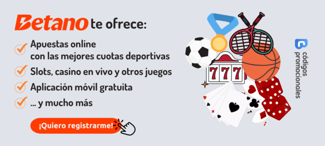 Regístrate con el Betano código de promoción