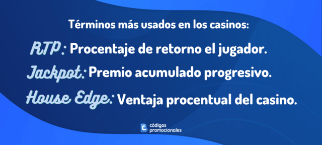 términos de los casinos online