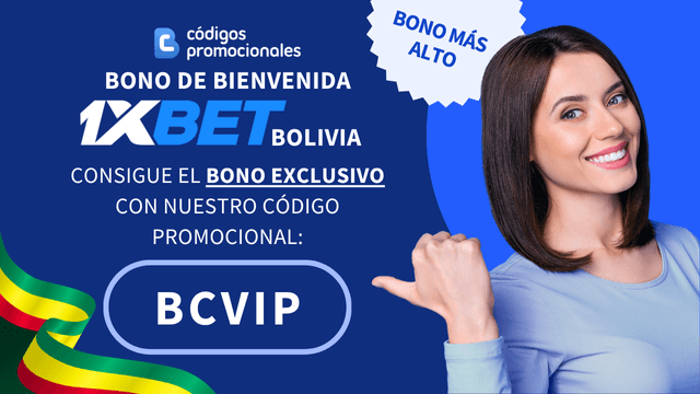 1XBET Bolivia código promocional