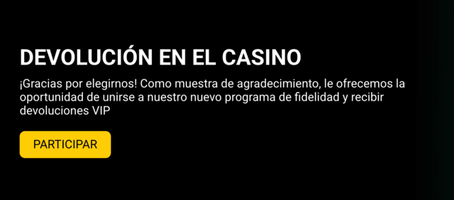 casino online con devolución de dinero 