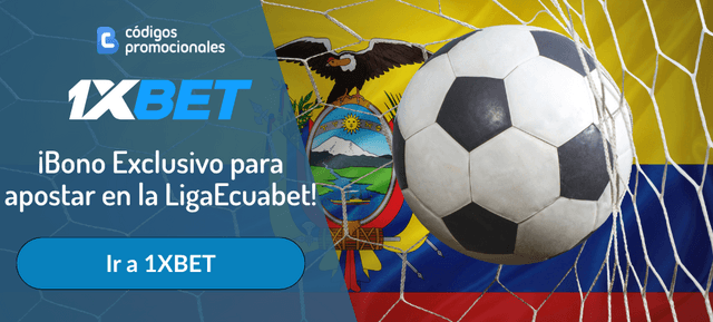 bono apuesta LigaPro 1XBET Ecuador