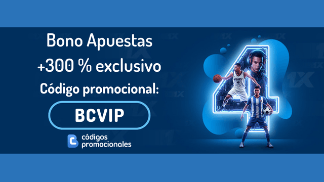 bono exclusivo 1XBET para apuestas