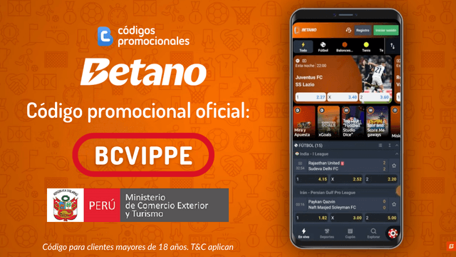 código promocional betano perú 2026 licencia mincetur